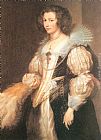 Portrait of Maria Lugia de Tassis by Sir Antony van Dyck